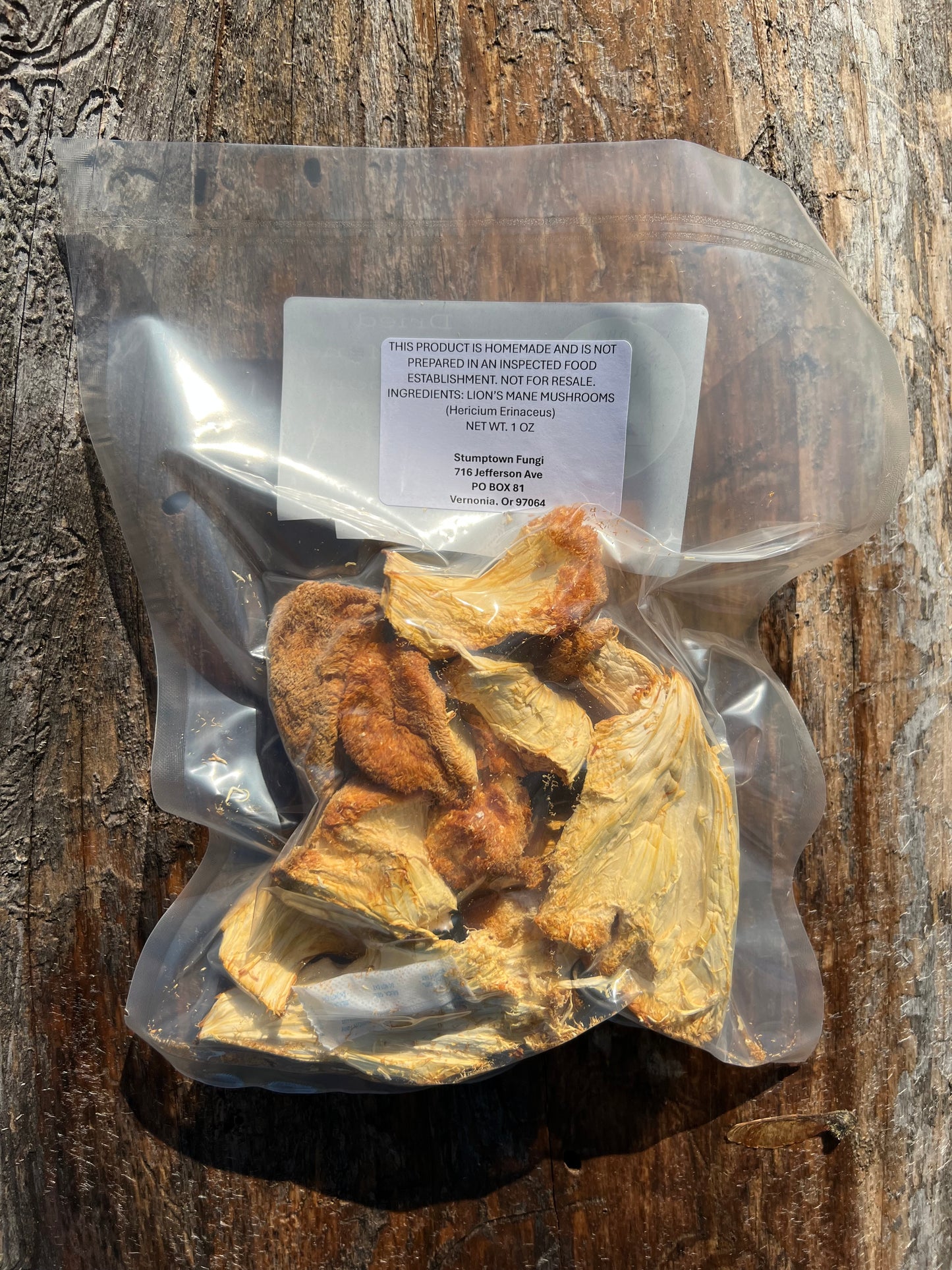 Dried Lion's Mane Mushrooms